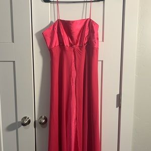Hot pink vintage prom dress